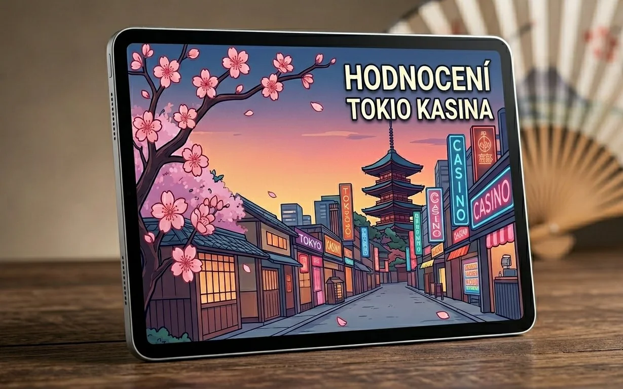 Tokyo Casino — hlavní obrazovka českého online kasina s nabídkou her a uvítacím bonusem